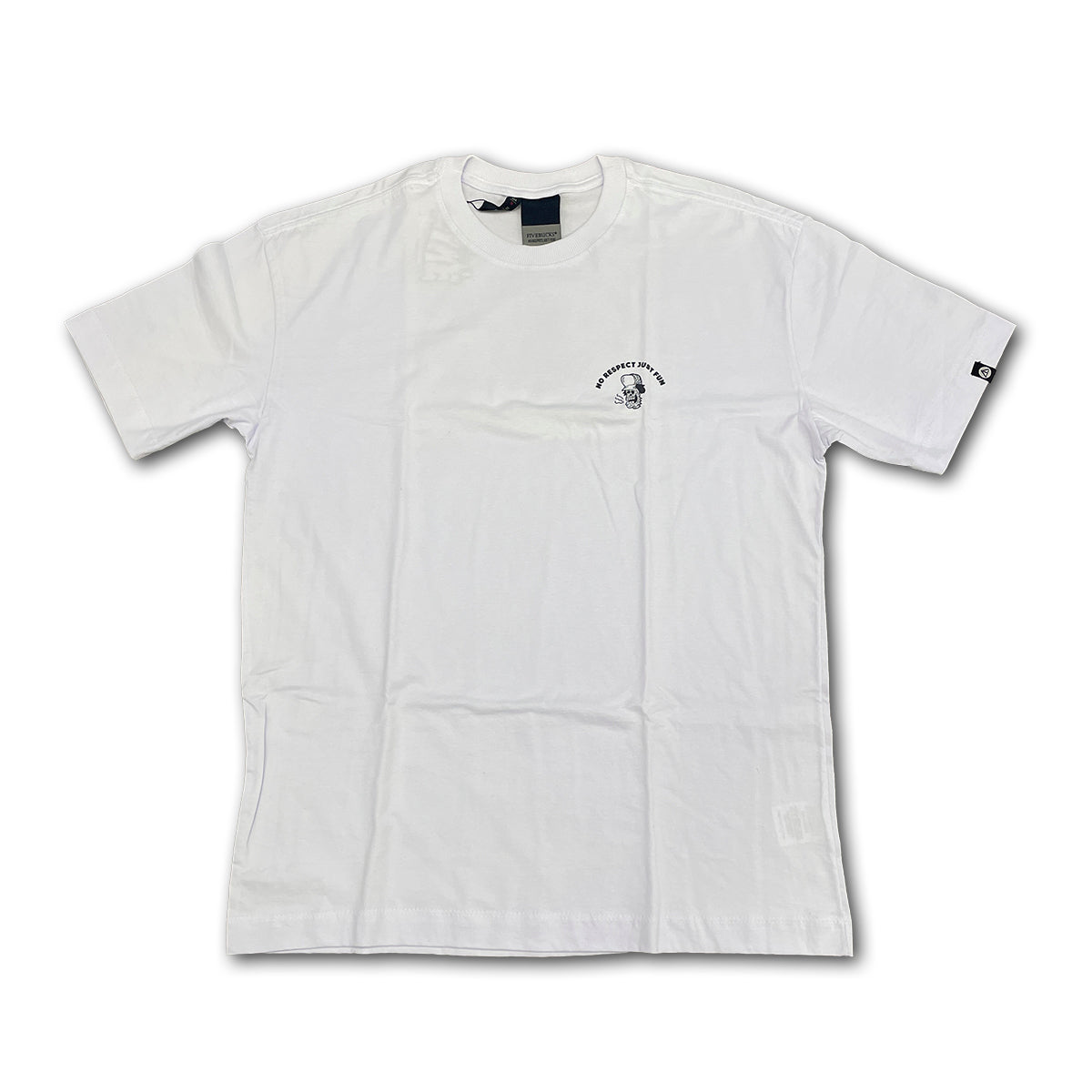 Camiseta Fivebucks No Respect Branco