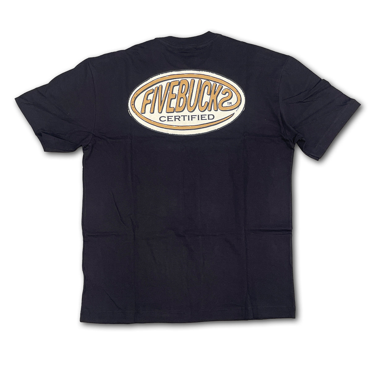 Camiseta Fivebucks Oversize Certified Preto