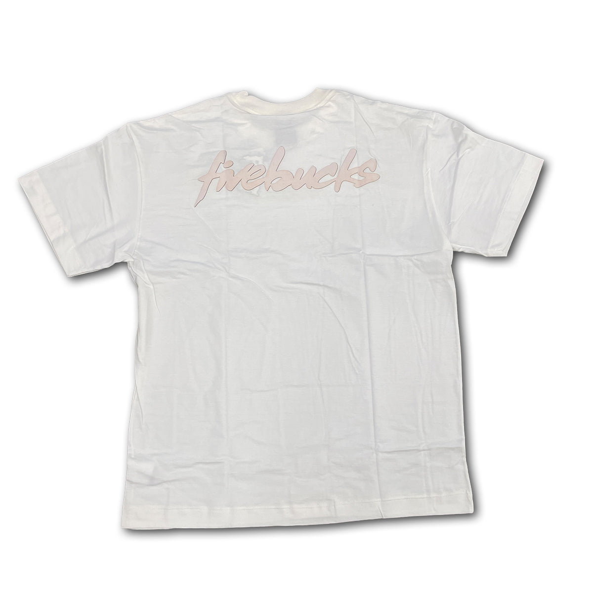 Camiseta Fivebucks Oversized Two Curved Off White
