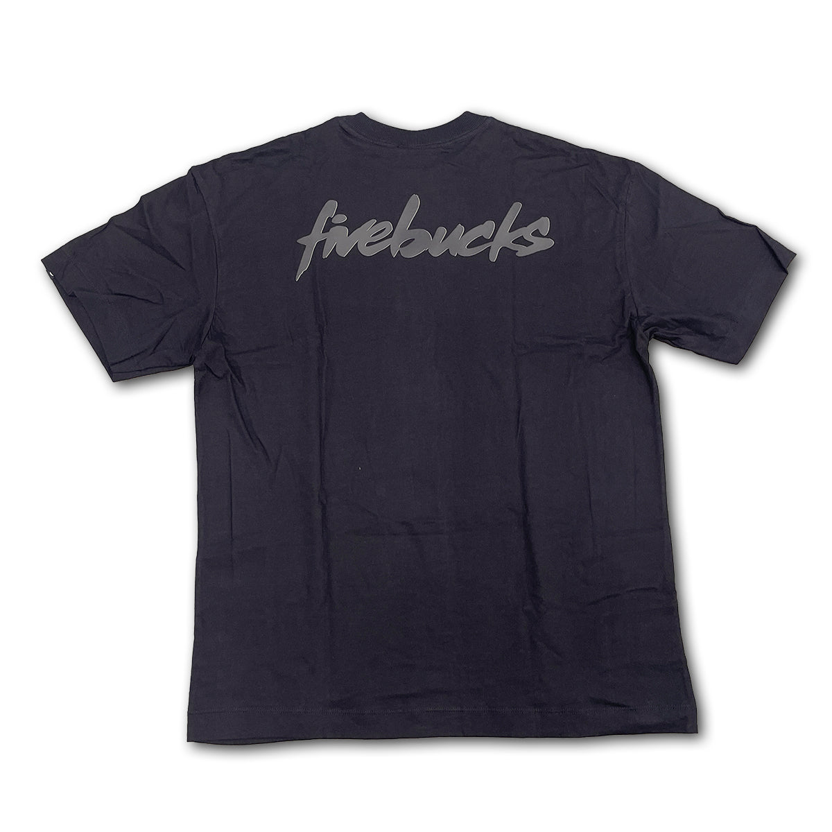Camiseta Fivebucks Oversized Two Curved Preto