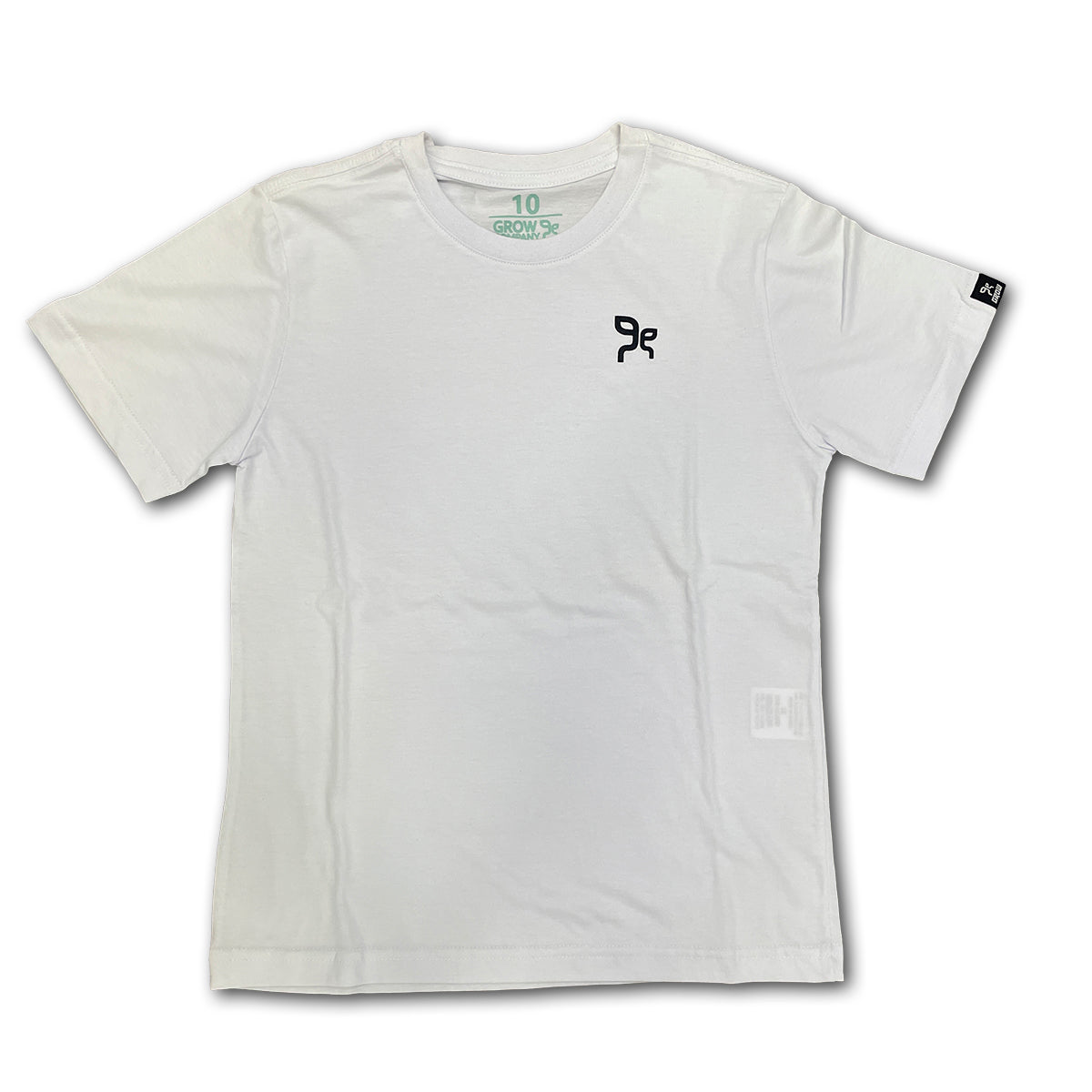 Camiseta Grow Logo 3x3 Infantil Branco