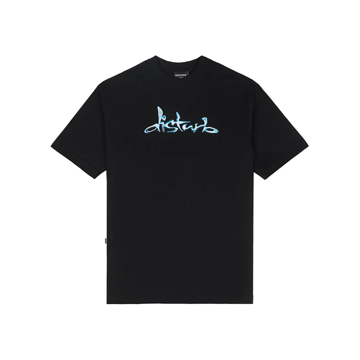 Camiseta Disturb Liquid Chrome Preto