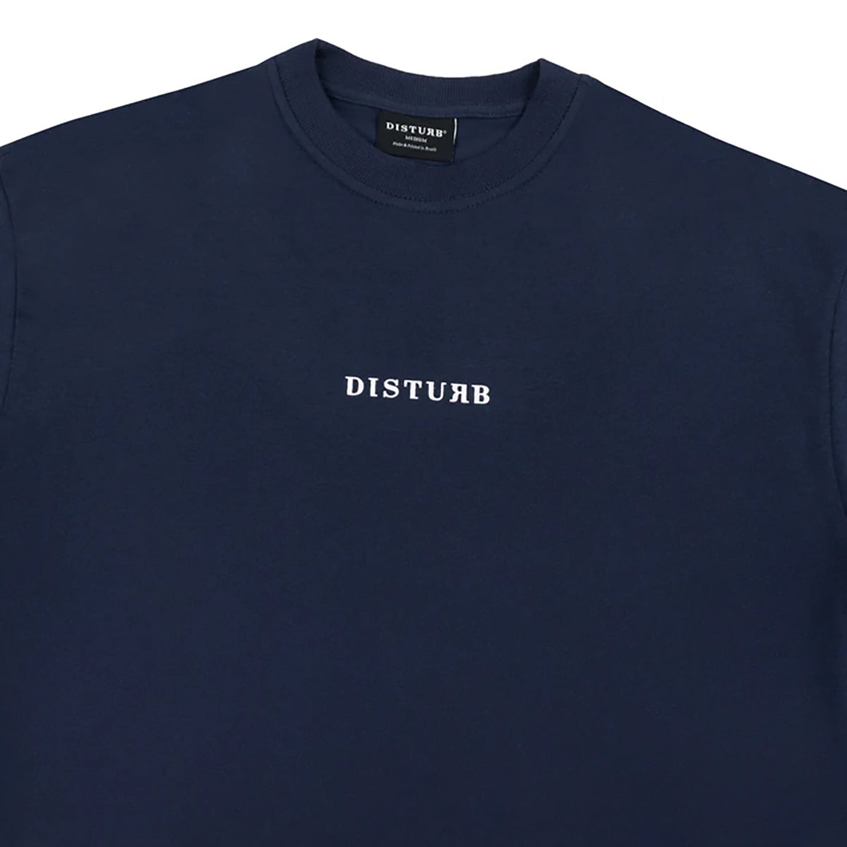 Camiseta Disturb OG Logo Azul Marinho