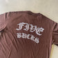 Camiseta Oversized Fivebucks Liquid Metal Pecan
