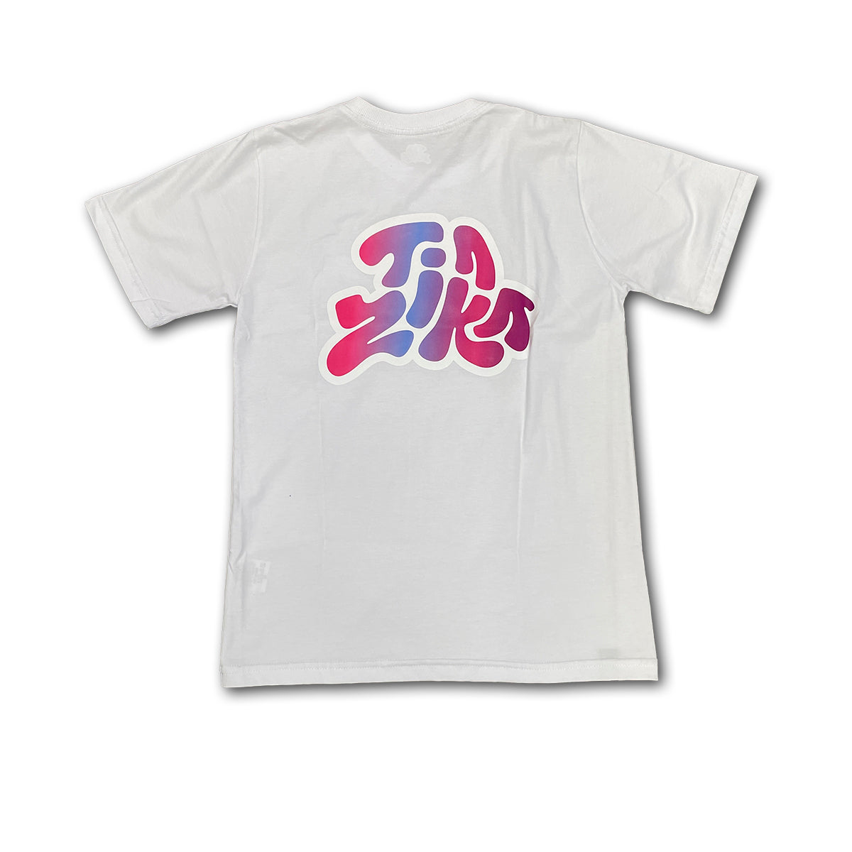 Camiseta Tia Zika Infantil Branco/Rosa