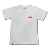 Camiseta Tia Zika Infantil Branco/Rosa