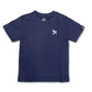 Camiseta Grow Logo 3x3 Azul Marinho