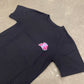 Camiseta Tia Zika Infantil Preto/Rosa