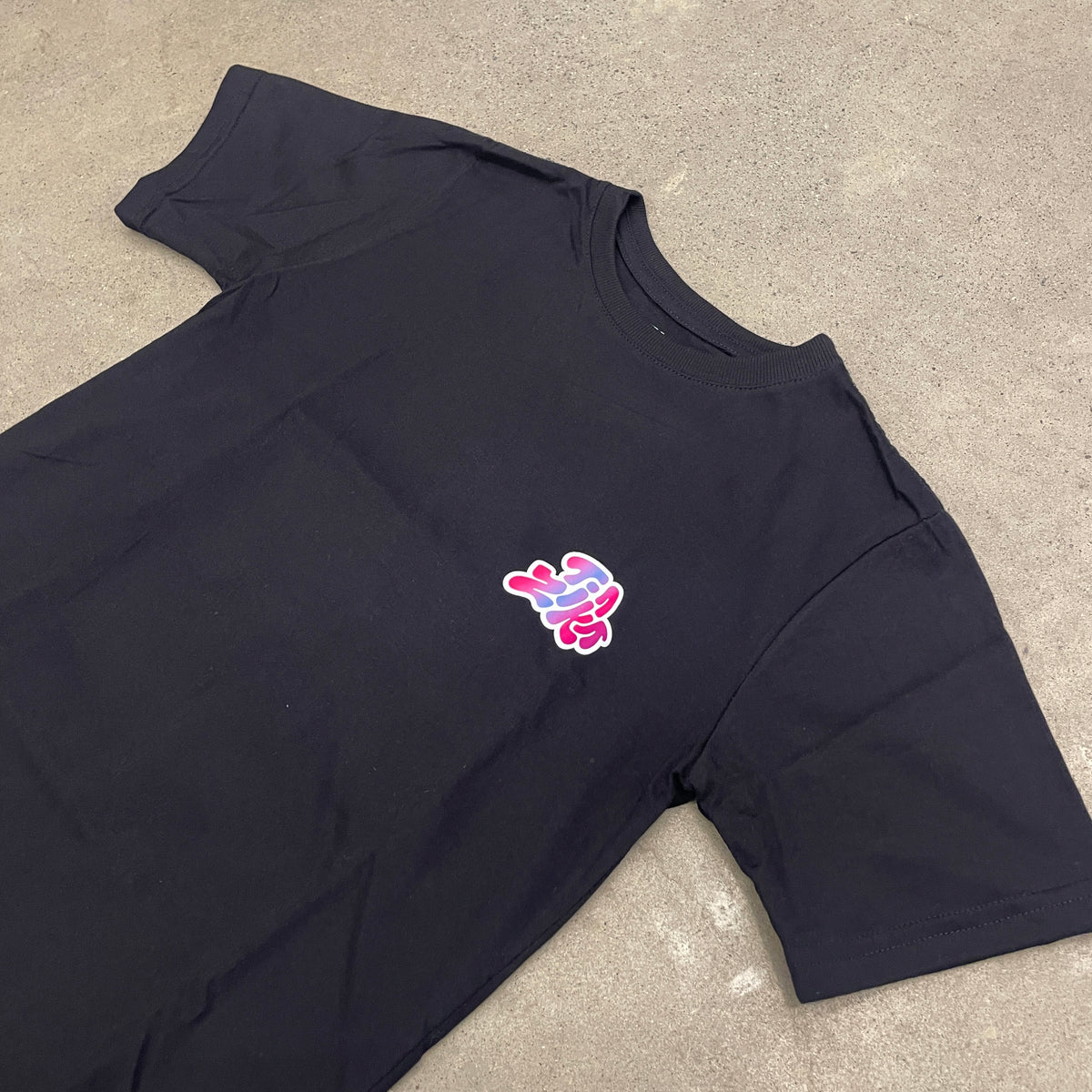 Camiseta Tia Zika Infantil Preto/Rosa