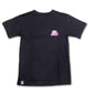 Camiseta Tia Zika Infantil Preto/Rosa