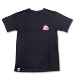Camiseta Tia Zika Infantil Preto/Rosa