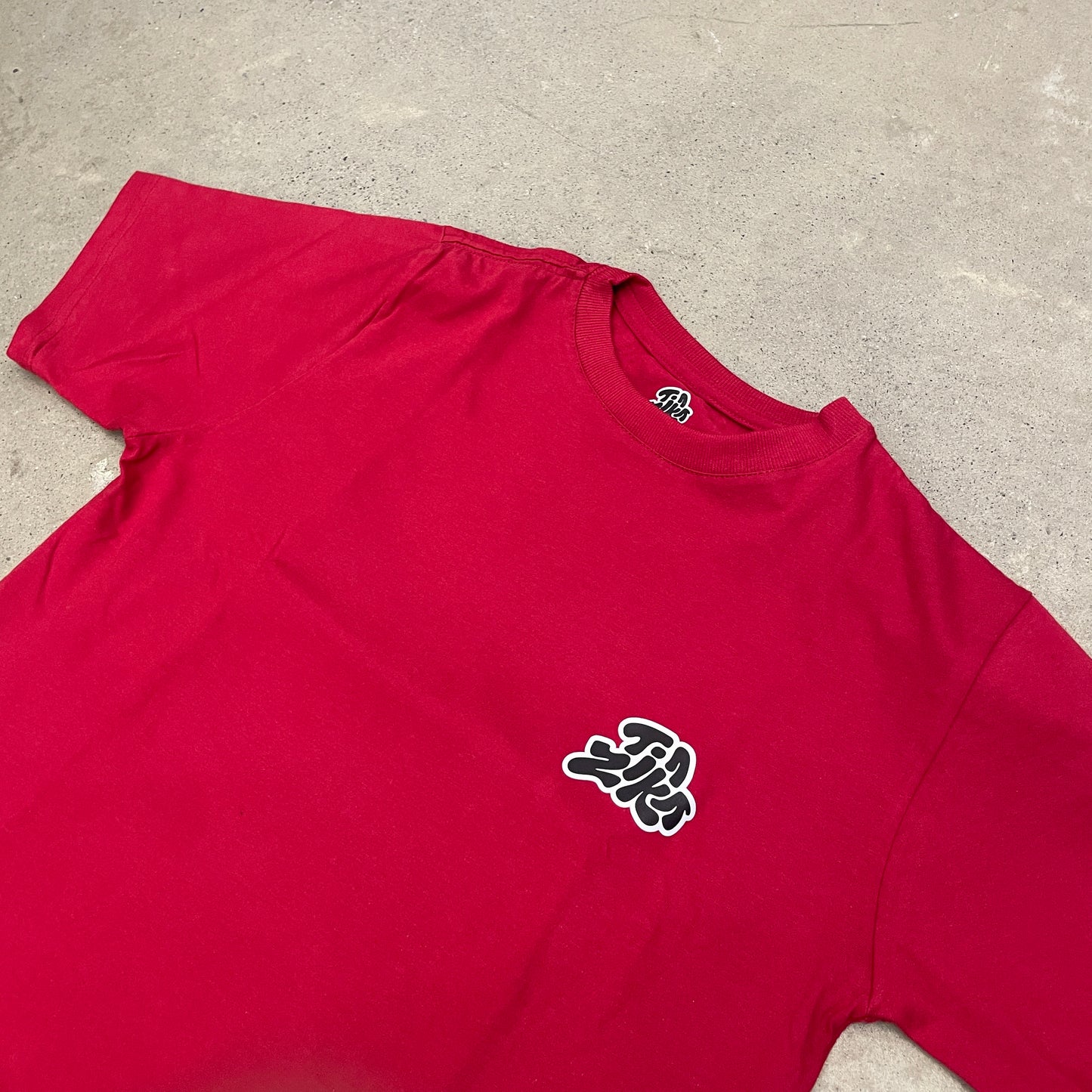 Camiseta Tia Zika Infantil Vermelho/Preto
