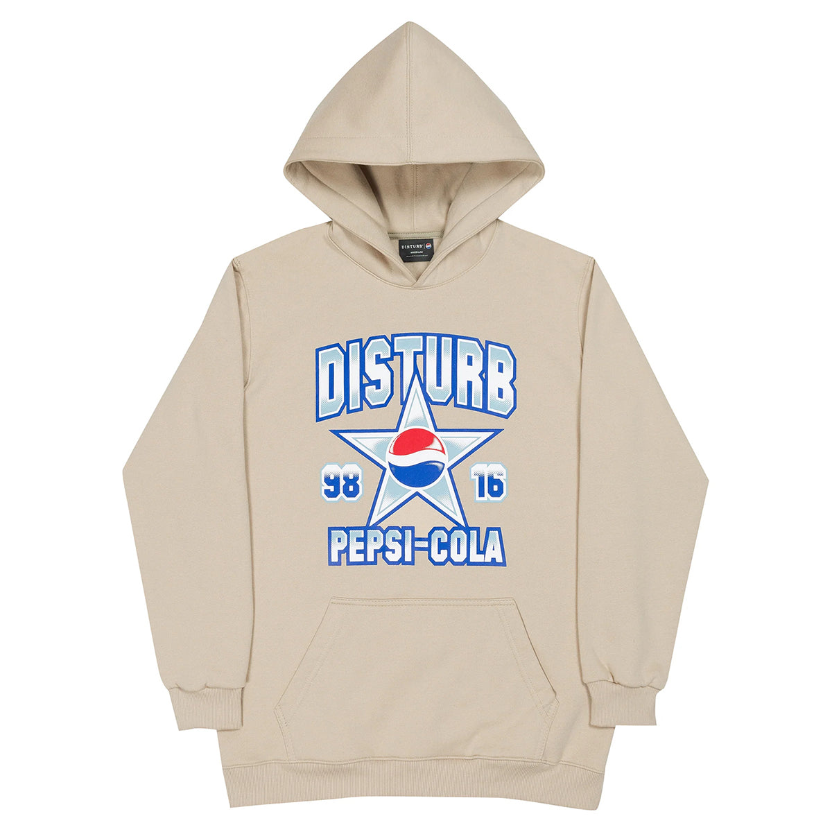 Moletom Disturb Cola Star Pepsi Cola Bege