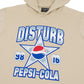Moletom Disturb Cola Star Pepsi Cola Bege