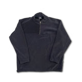 Fleece Plano C Quarter Zip Preto