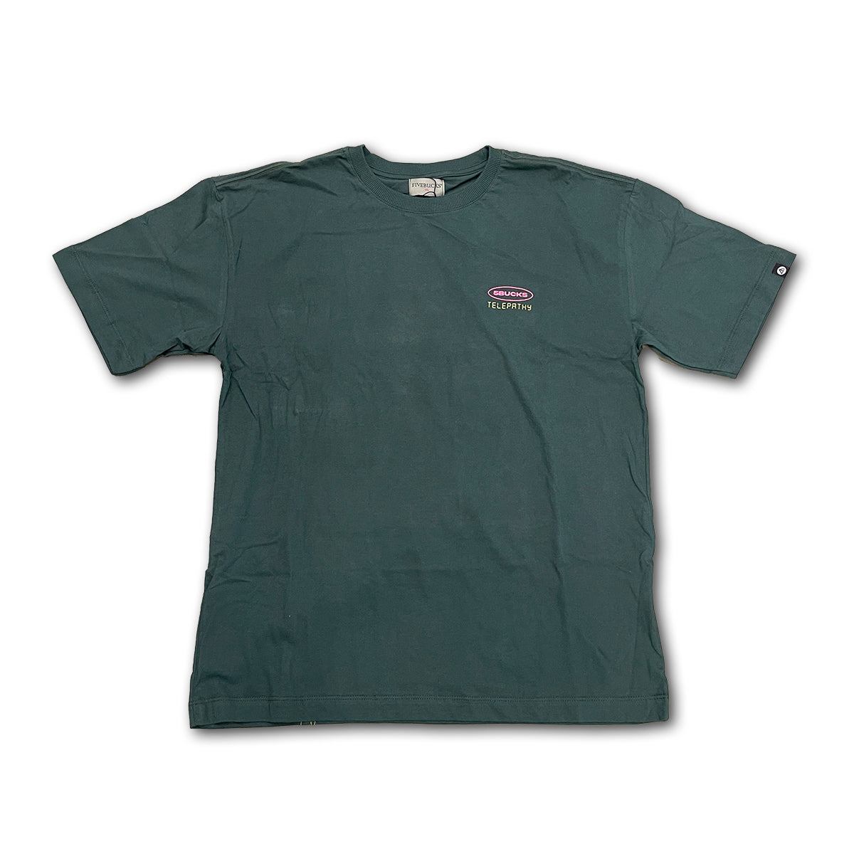 Camiseta Fivebucks Telepathy Oil Green