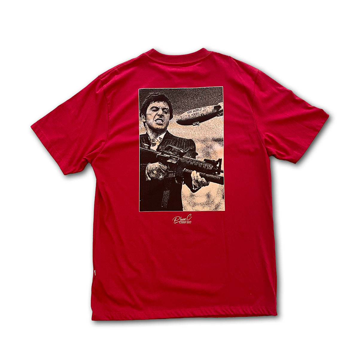Camiseta Plano C Corp017 Vermelho
