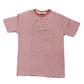 Camiseta Down Cursivat Vermelho/Branco