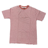 Camiseta Down Cursivat Vermelho/Branco