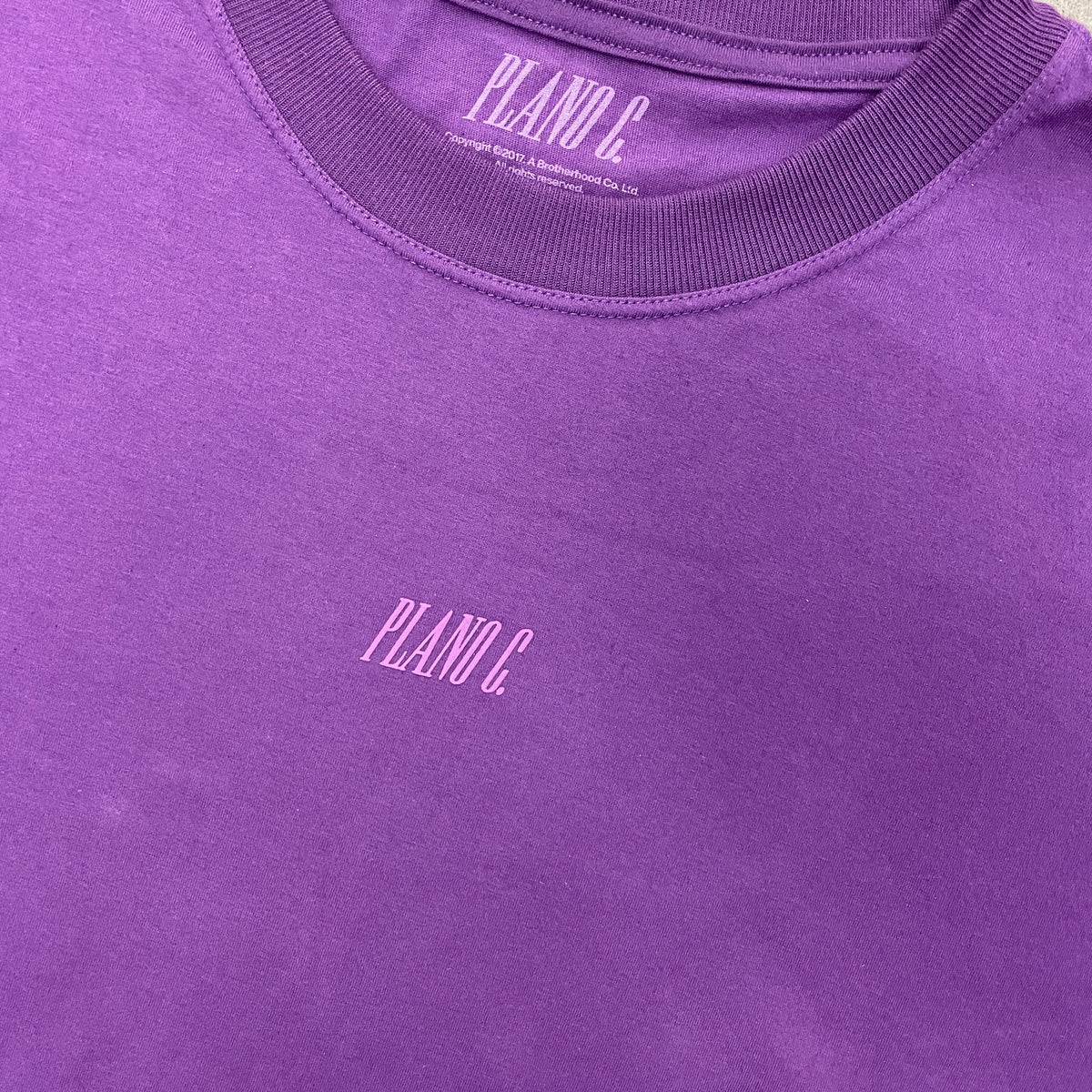 Camiseta Plano C Logo Central Silk Roxo