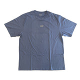 Camiseta Plano C Logo Central Silk Azul Stone