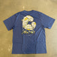 Camiseta Plano C Logo Central Silk Azul Stone