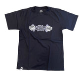 Camiseta Tia Zika Infantil Skull Hands Preto/Cinza