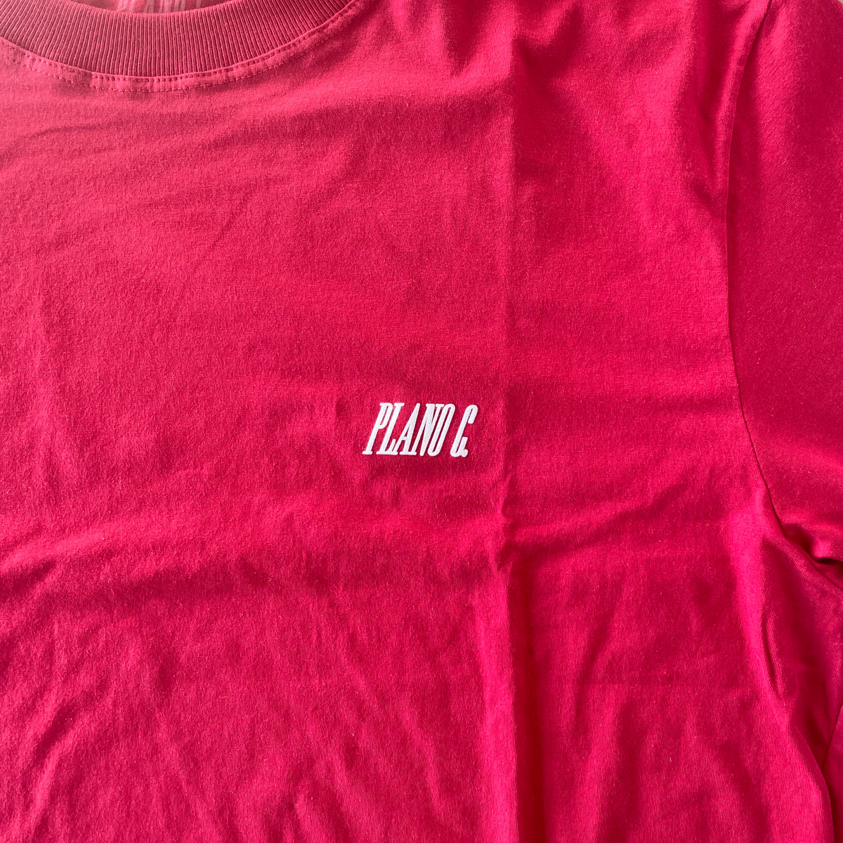 Camiseta Plano C Logo Vermelho