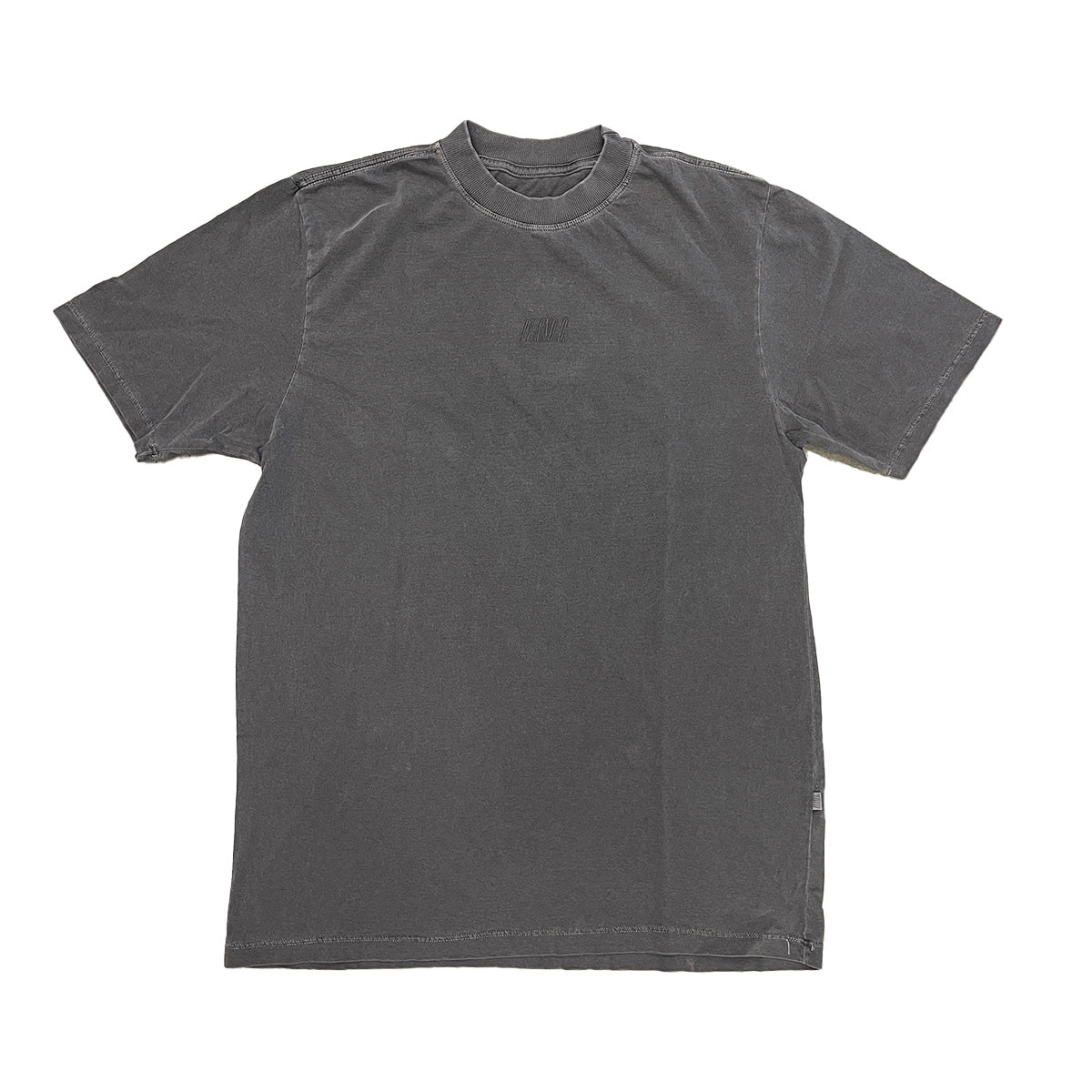 Camiseta Plano C Logo Central Bordada Grafite