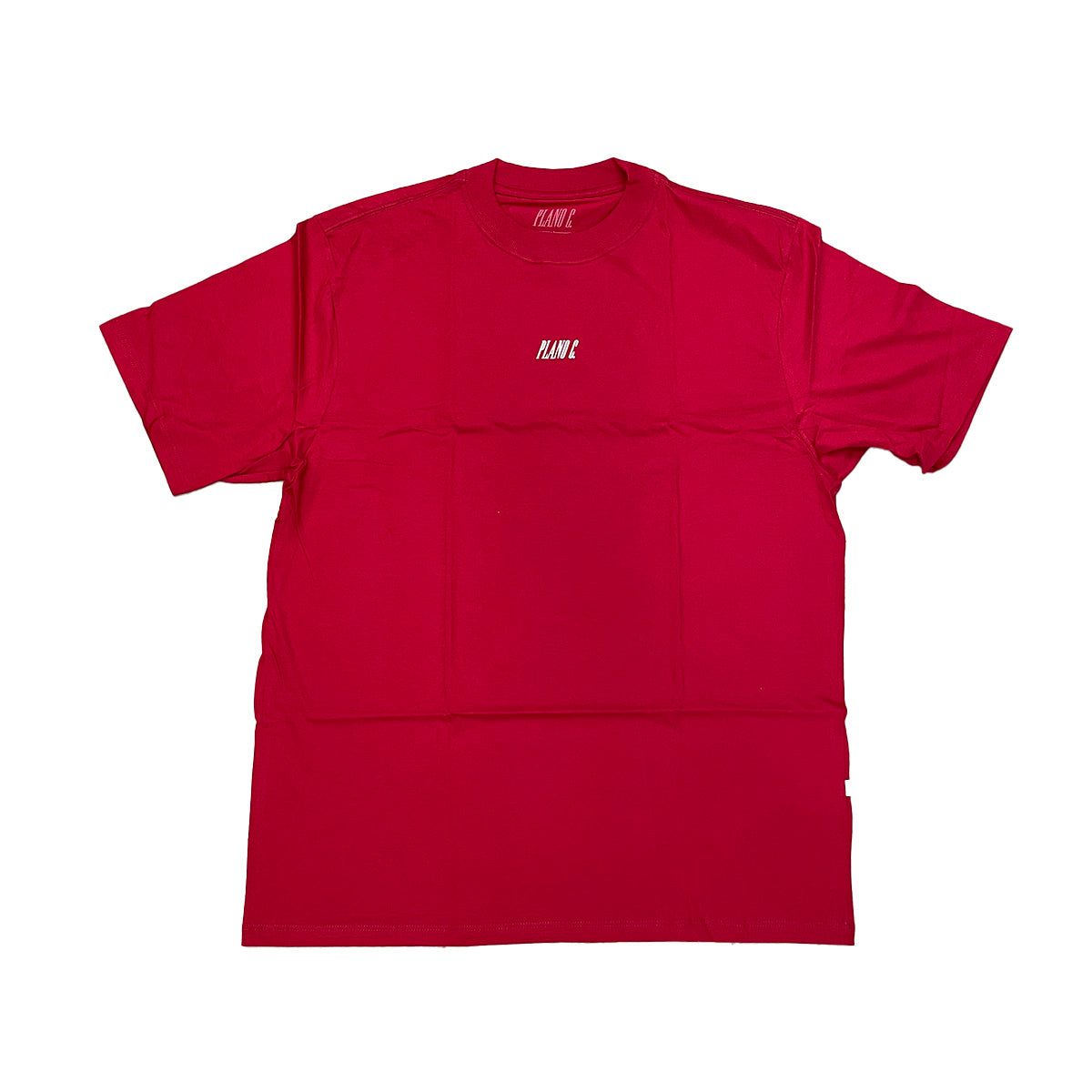 Camiseta Plano C Logo Central Vermelha