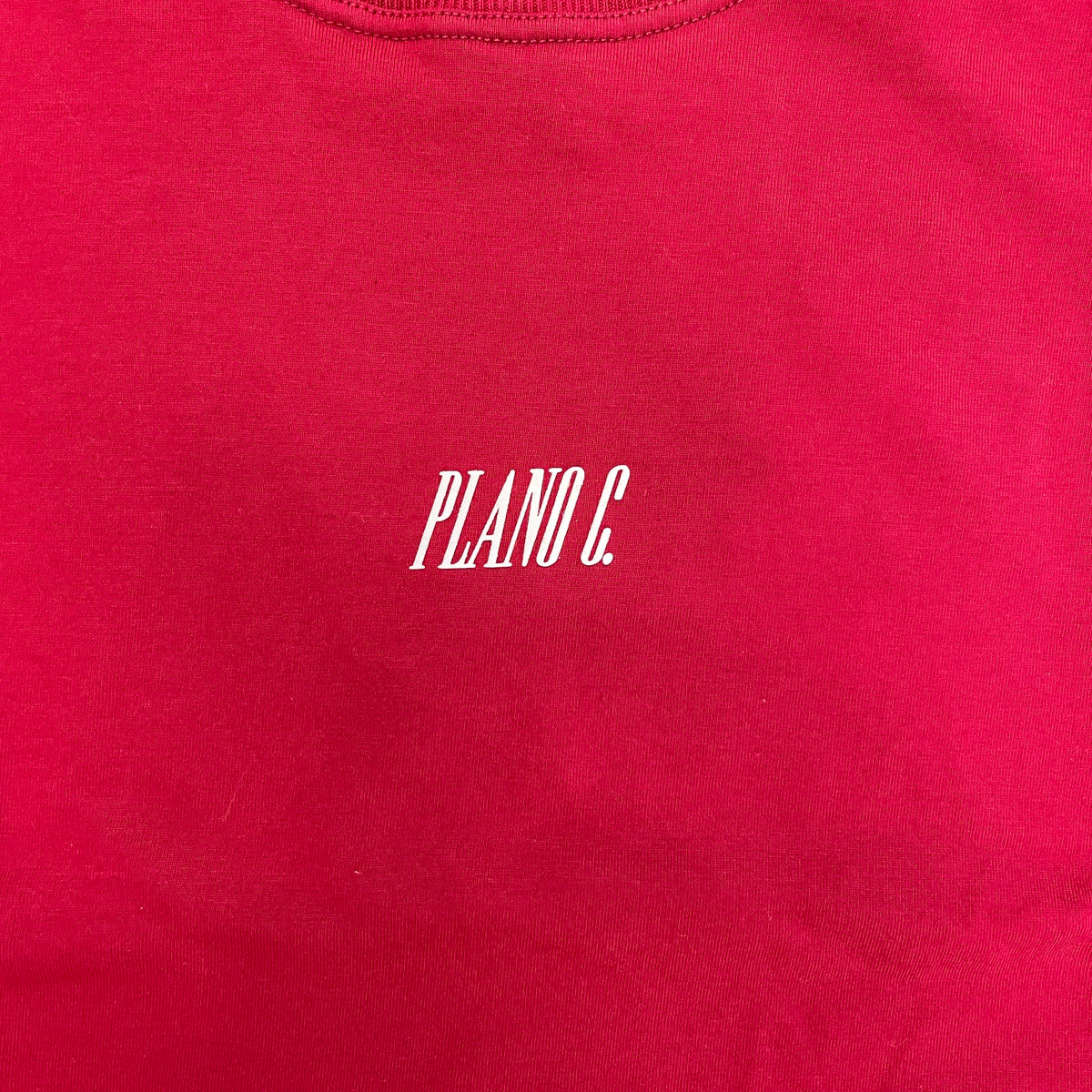 Camiseta Plano C Logo Central Vermelha