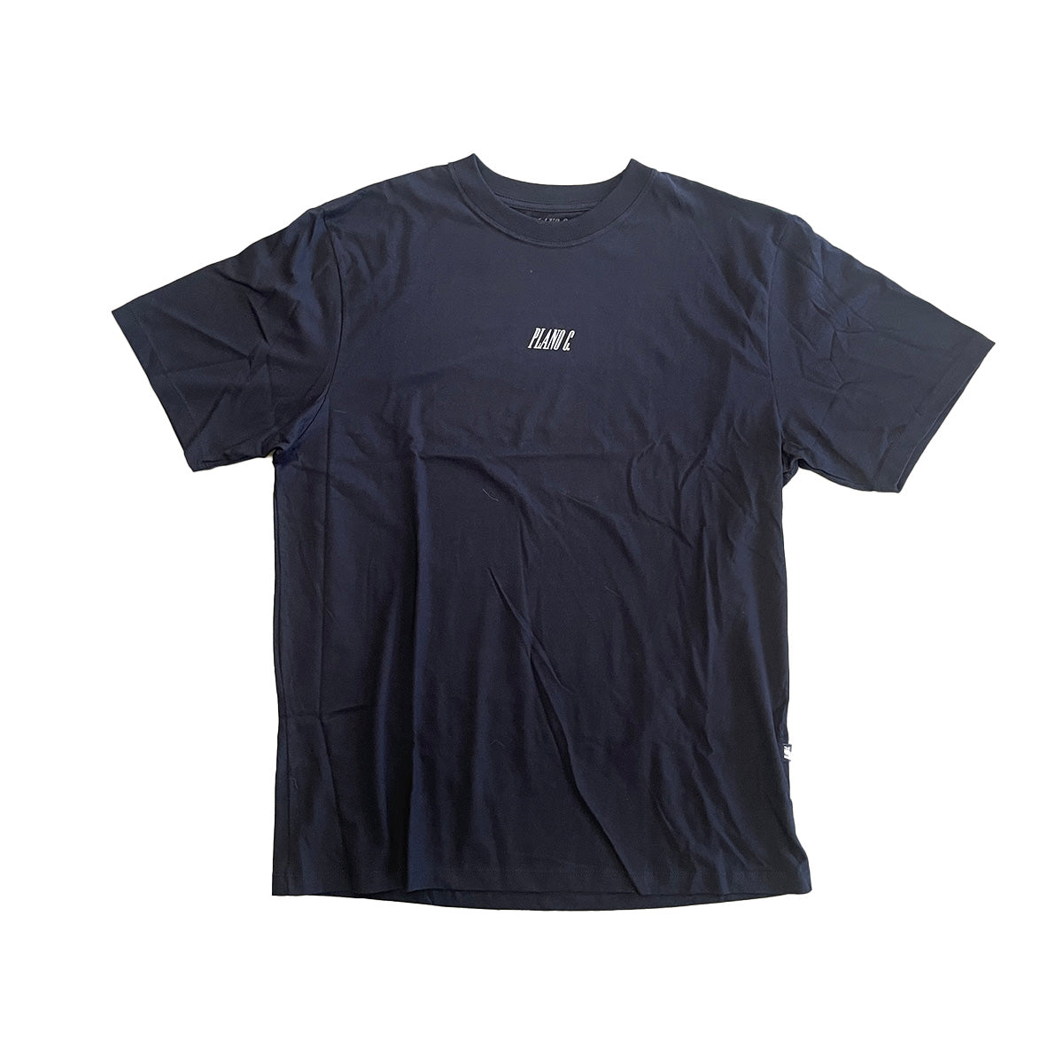 Camiseta Plano C Logo Central Silk Preto