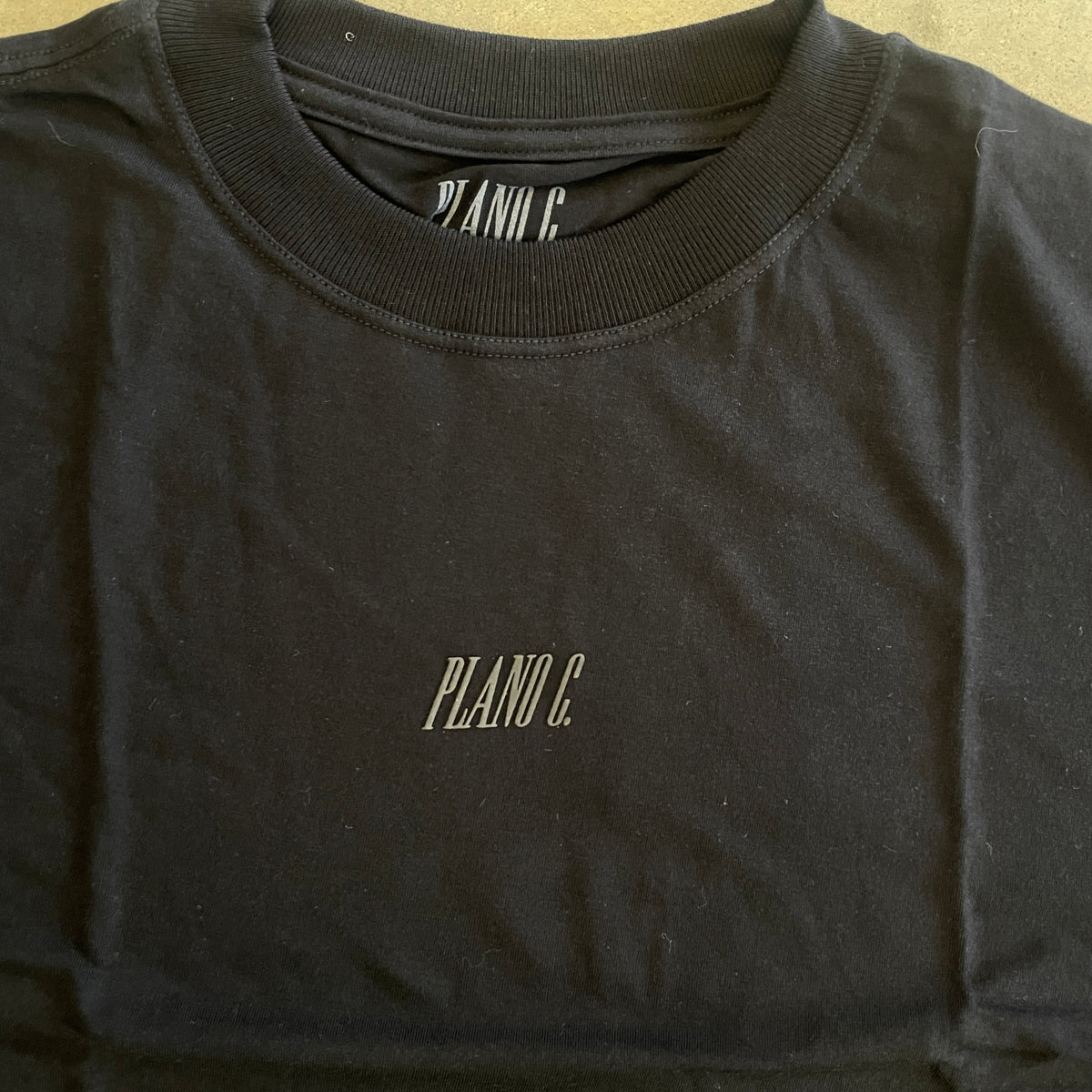 Camiseta Plano C Logo Central Preto