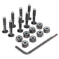 Kit Parafuso FAM Allen c/ chave 25mm Preto