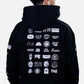 Moletom Fivebucks Oversized 37 Icons Preto