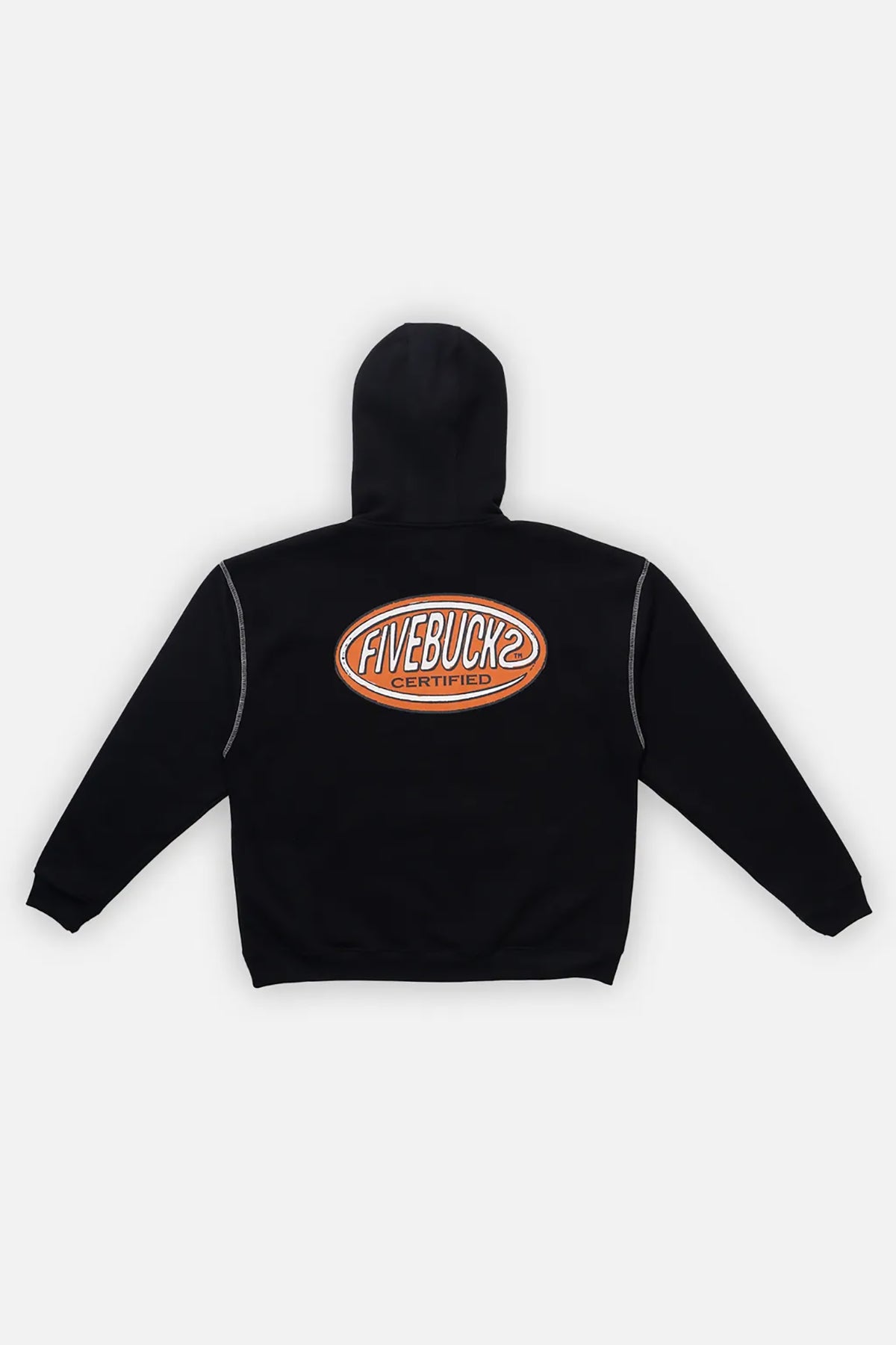 Moletom Fivebucks Oversized Certified Preto