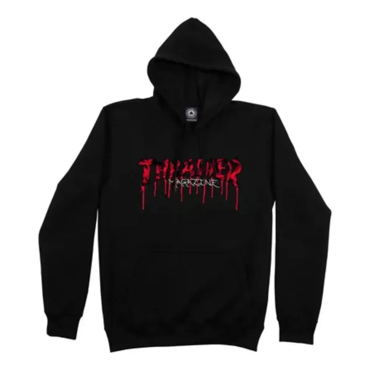 Moletom Thrasher Canguru Blood Drip Preto