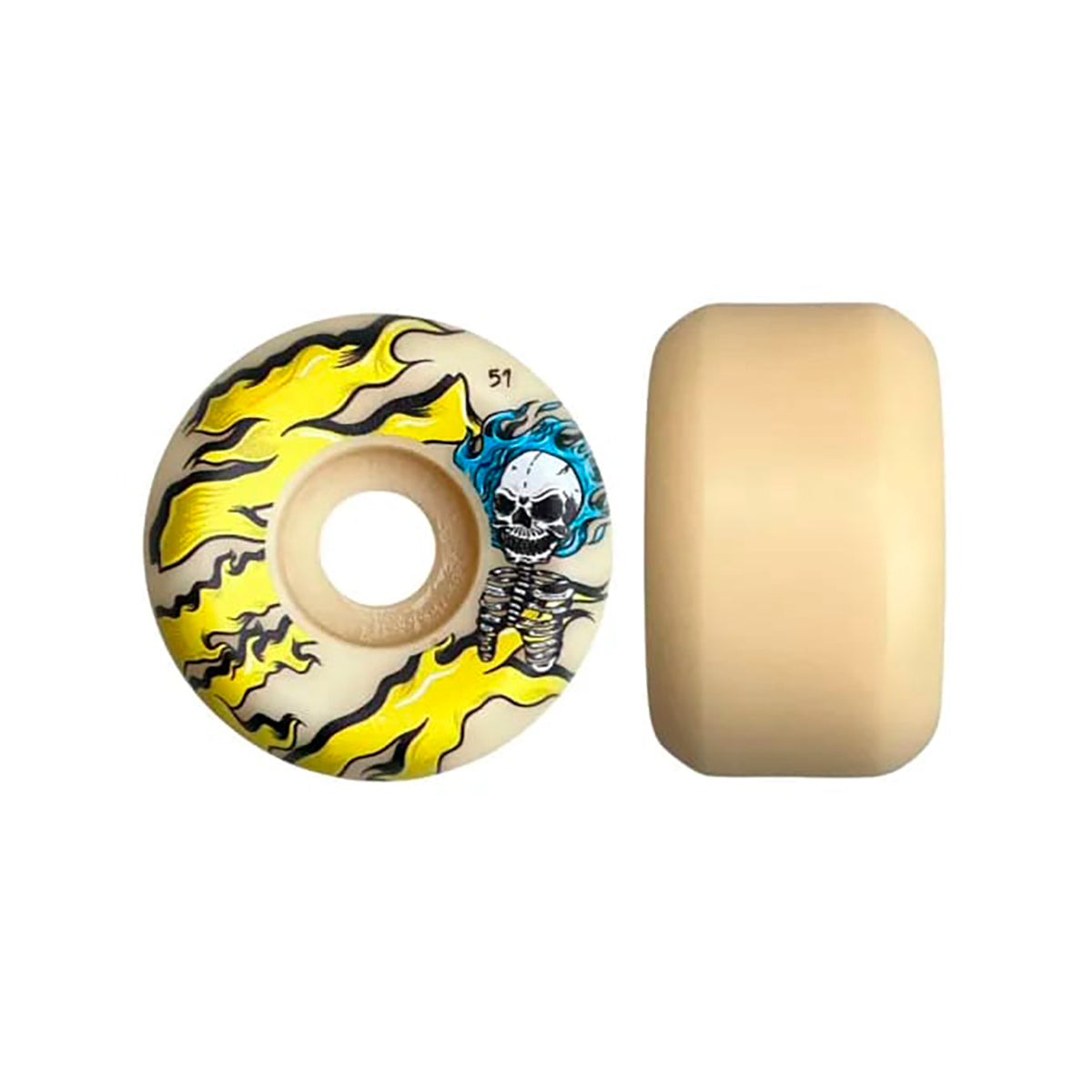 Roda Milk Burning Skull 51mm
