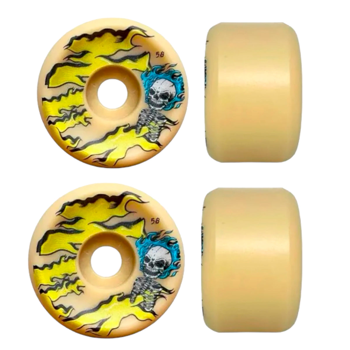 Roda Milk Burning Skull Conica 58mm