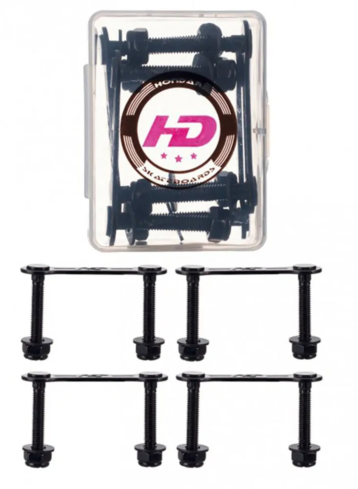 PARAFUSOS STUDDED SCREWS & NUTS 1.25 - HONDAR Cor:Preto