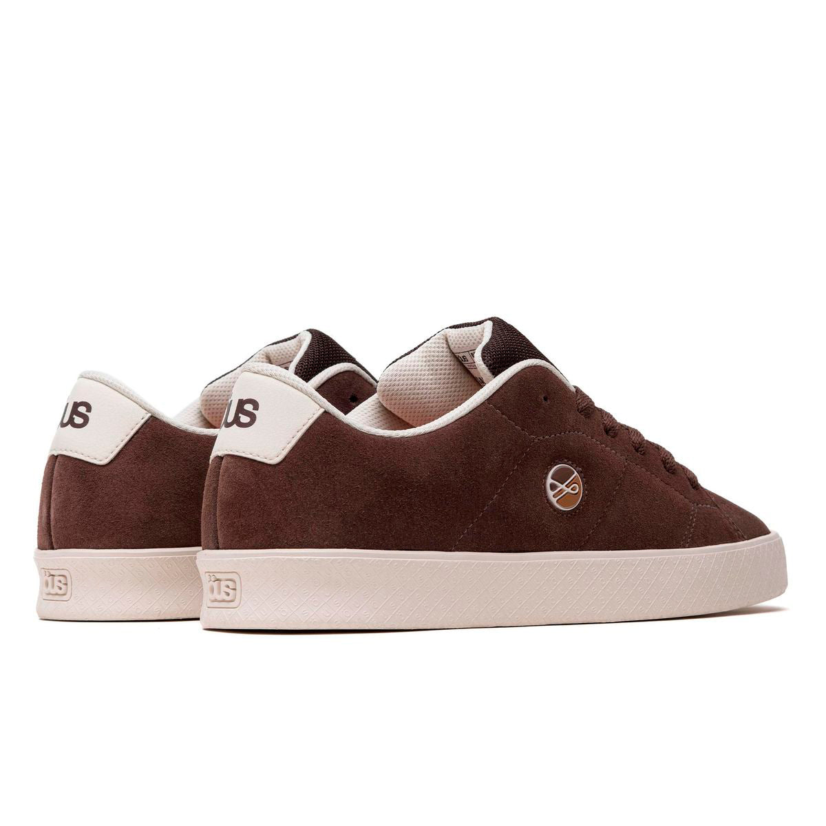 Tênis ÖUS Dots Marrom Chantilly vista trás