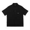 Worked Cargo Button-Up In Black - XL Disturb