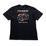 Camiseta Fivebucks Place Your Bets Preto