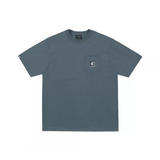 Camiseta Disturb Heritage Pocket Azul Estonado