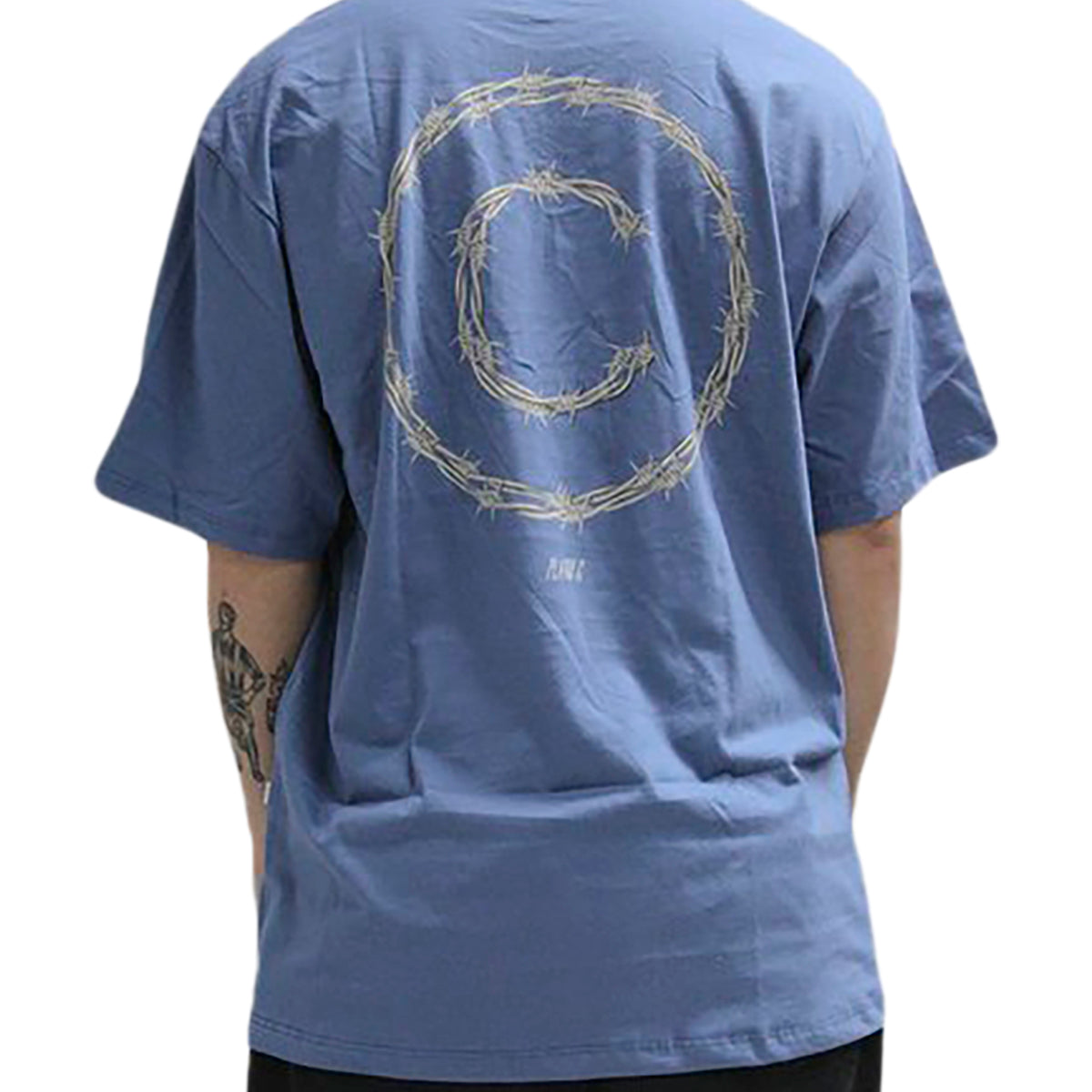 Camiseta Plano C Barbed Wire Azul Stone