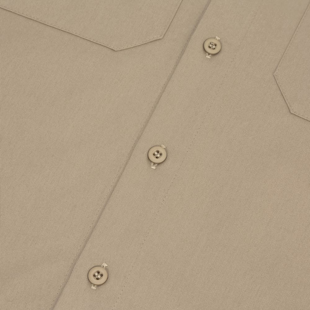 Camisa Worked Disturb Cargo Button-Up In Bege