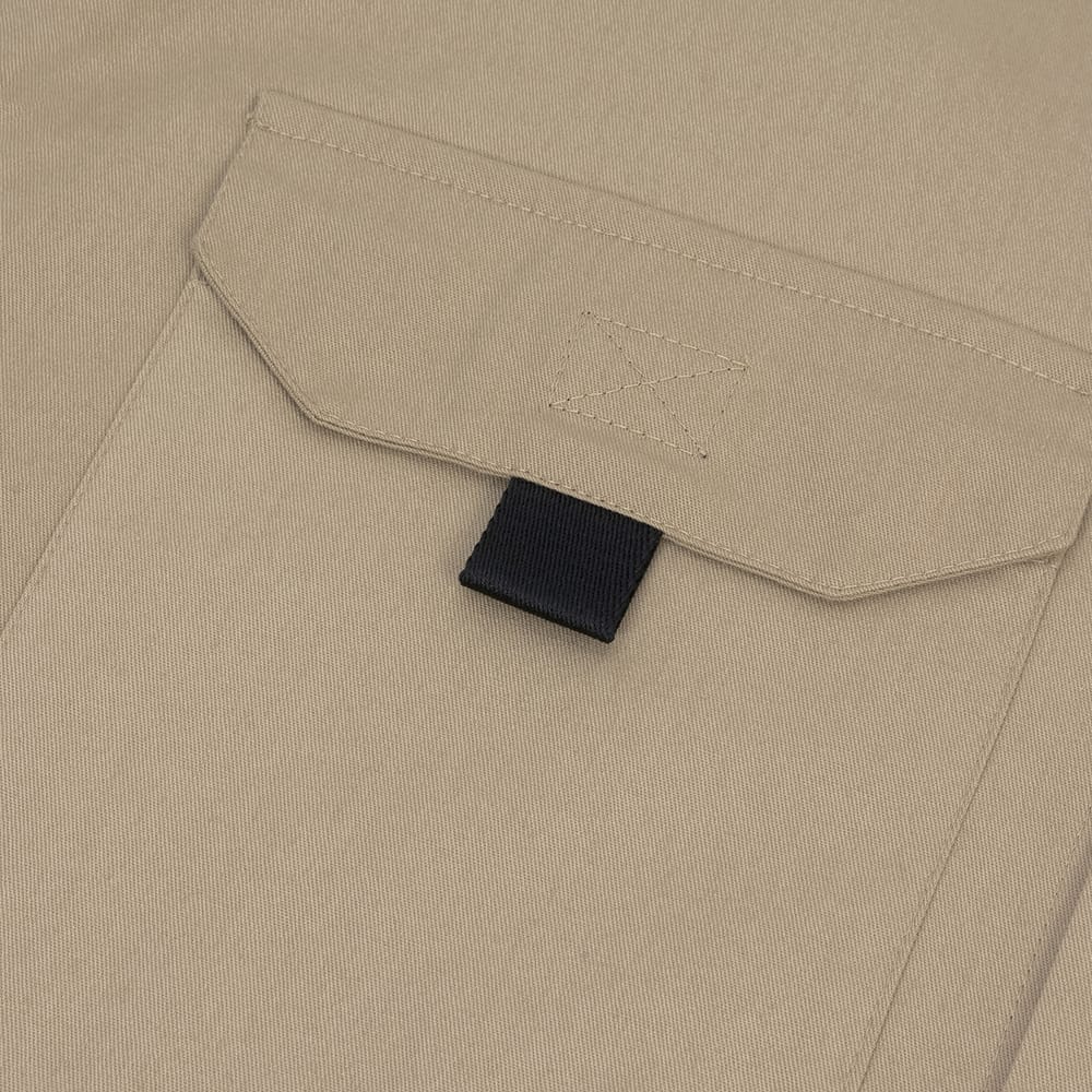 Camisa Worked Disturb Cargo Button-Up In Bege
