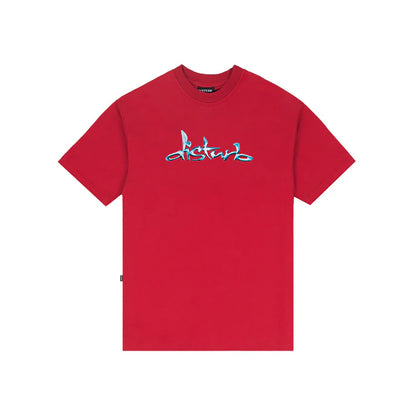 Camiseta Disturb Liquid Chrome Vermelho
