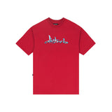 Camiseta Disturb Liquid Chrome Vermelho