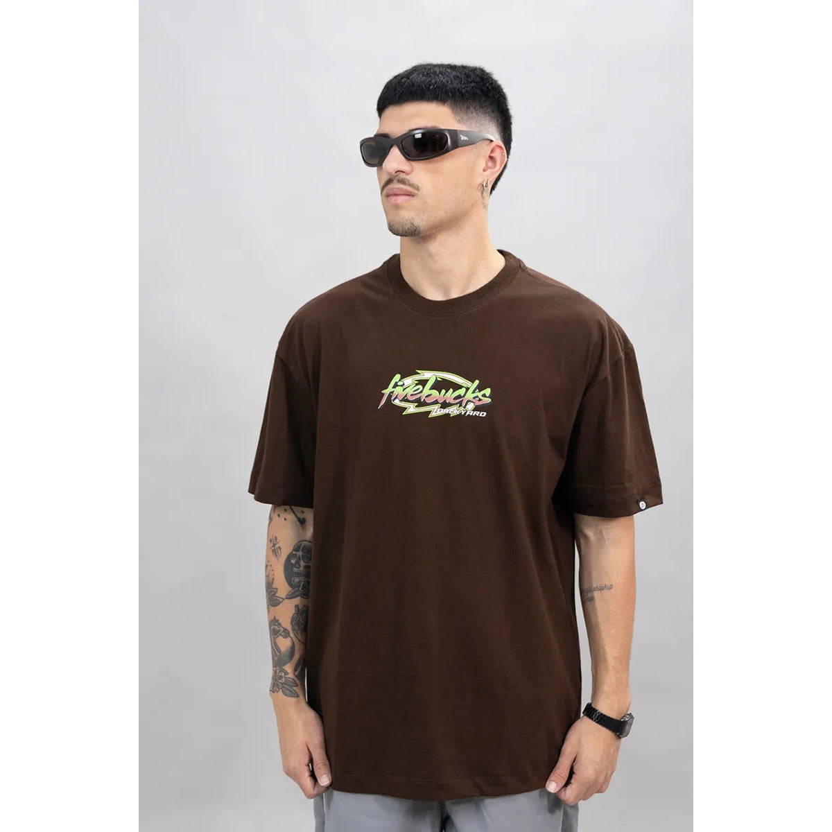 Camiseta Backyard Mini Fivebucks - Preto - G